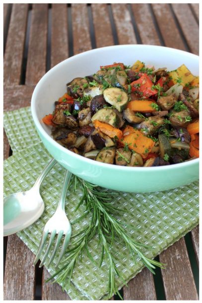 Gemüse aus dem Backofen - mediterran - zum veganen Grillen