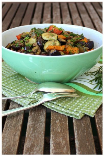 Gemüse aus dem Backofen - mediterran - zum veganen Grillen