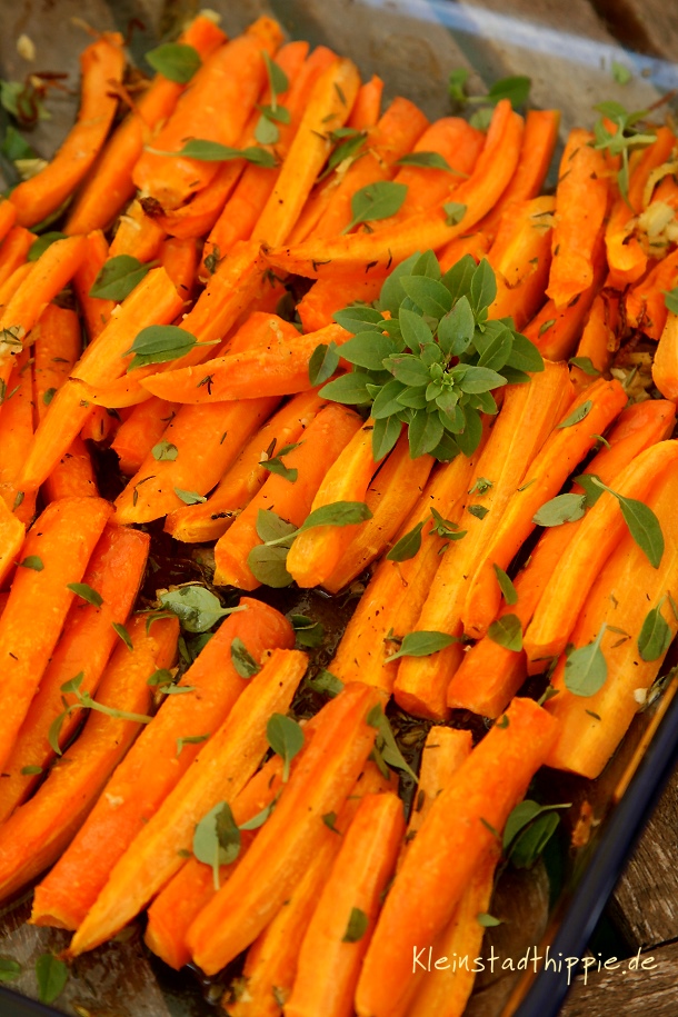 Karotten aus dem Backofen