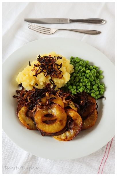 Dinkelsteak Berliner Art - vegane Rezepte von Kleinstadthippie Veganes Steak Dinki Steak von Soyana