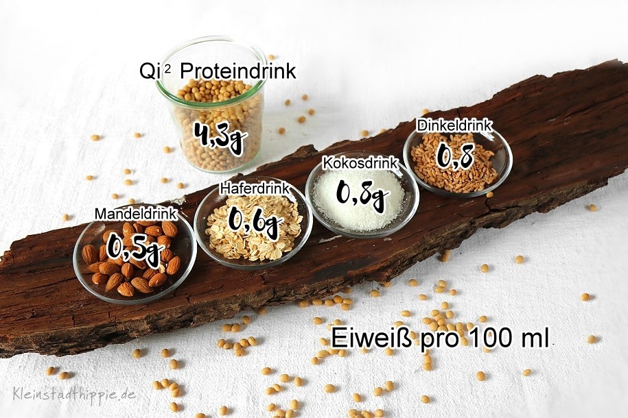 Proteine in veganen Drinks - ein Vergleich