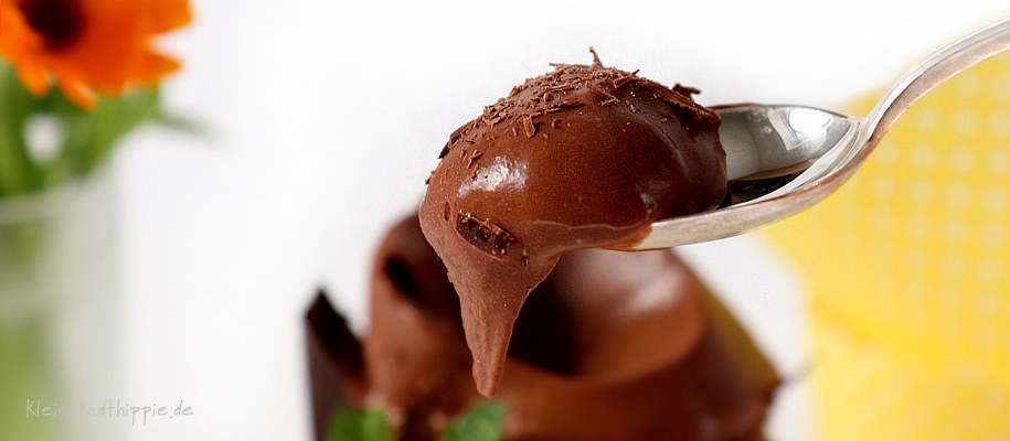 Schokoladeneis - veganes Schokoladeneis - Schokoladeneis mit Kokosmilch - Eisrezepte von Kleinstadthippie