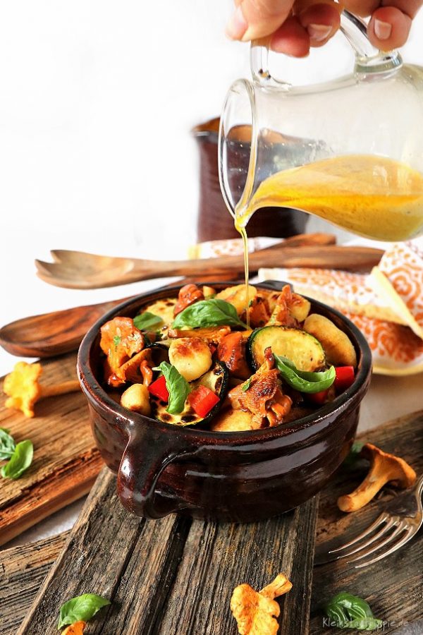 Gnocchisalat mit Pfifferlingen von Kleinstadthippie Rezepte für den Herbst