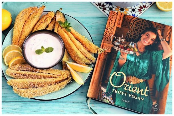Frittierte Auberginen mit Maismehl Misir Unlu Patlicam - aus dem Buch Orient trifft vegan
