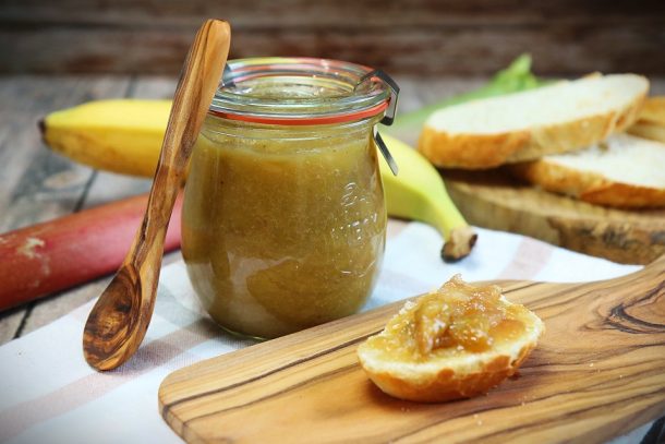 Rhabarber-Bananen-Marmelade