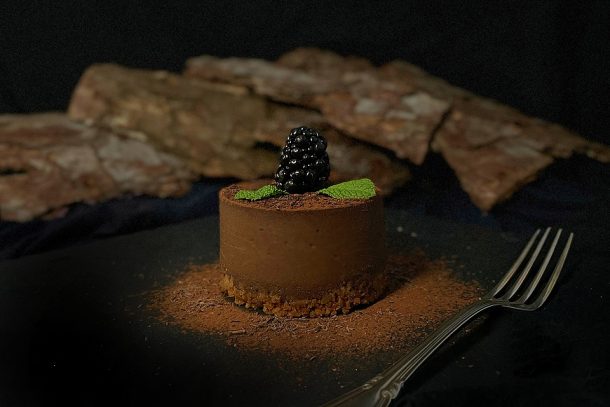 Schokoladentörtchen vegane Schokotörtchen ohne backen