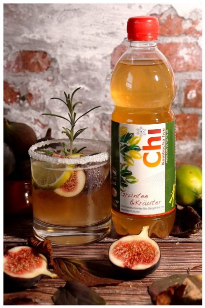Chi - Kombucha - Soyana - Alkoholfreie Cocktails, Mocktails, Herbstbowle, Herbst-Cocktails, Cocktail mit Feigen, Cocktail mit Trauben
