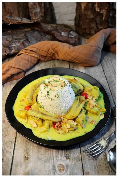Riz Casimir / Reis Casimir - vegane - Gericht aus der Kindheit - Wohlfühlküche - schweizer Rezept