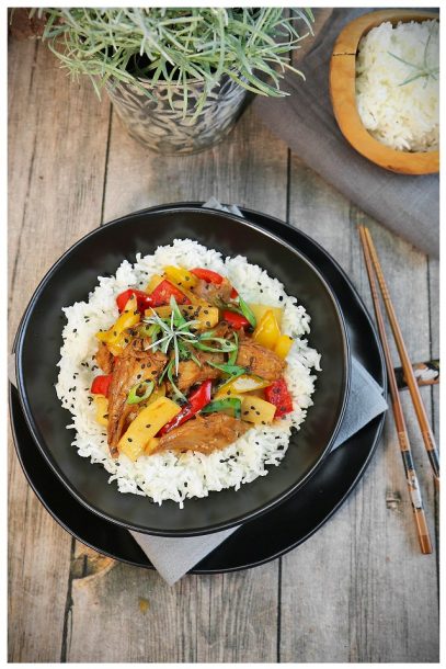 vegane Asia-Pfanne, Wokgericht, asiatisch vegan kochen