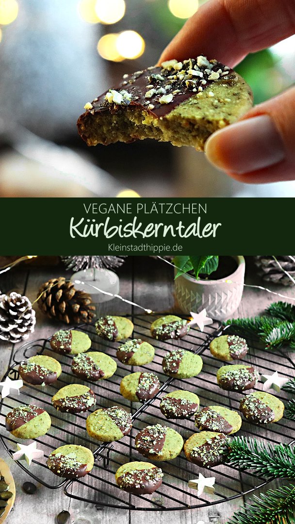 Kürbiskerntaler - Kürbiskernkipferl - beste Plätzchenrezepte von Kleinstadthippie