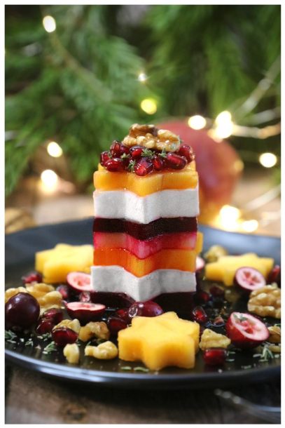 kleine, vegane Vorspeise für das Weihnachtsmenü
