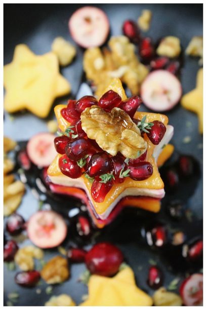 kleine, vegane Vorspeise für das Weihnachtsmenü