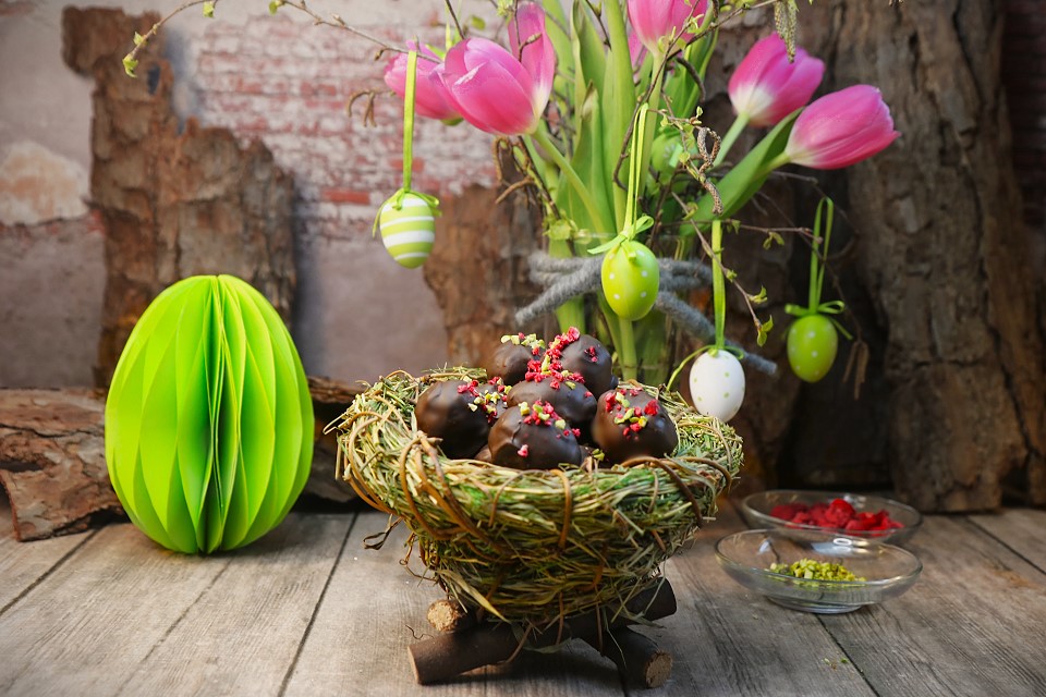 Himbeer-Schokoladen-Ostereier